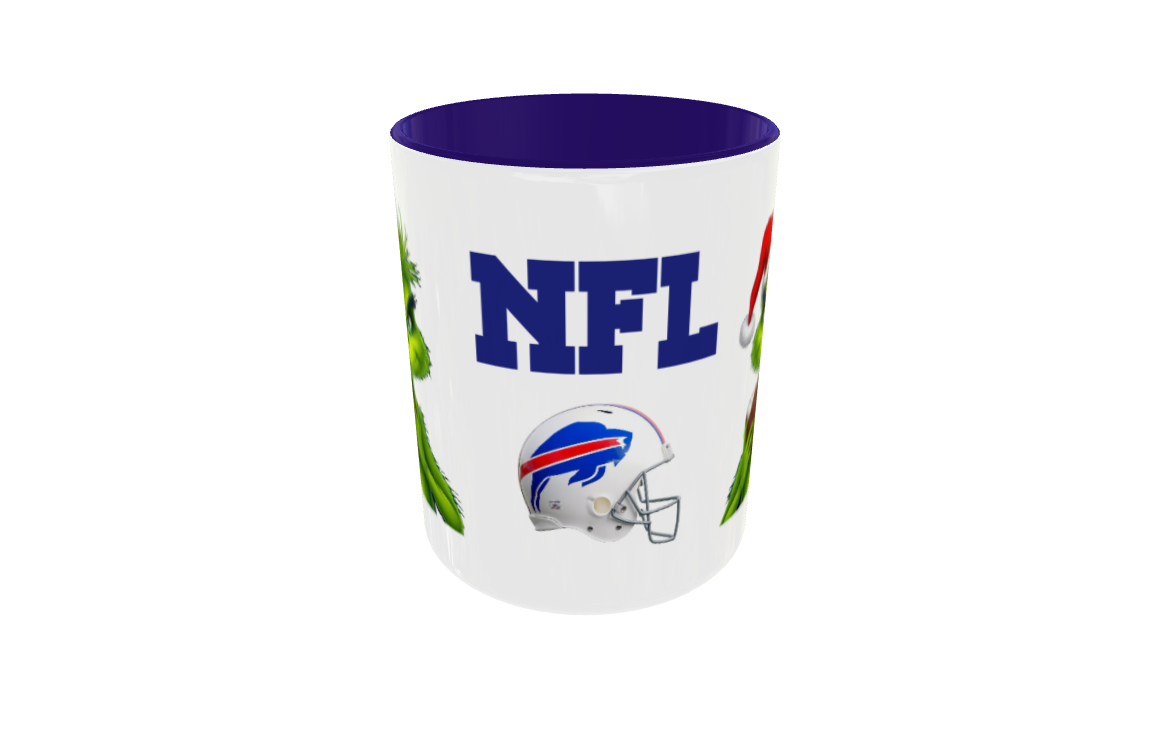Grinch NFL Helm Tasse B-F